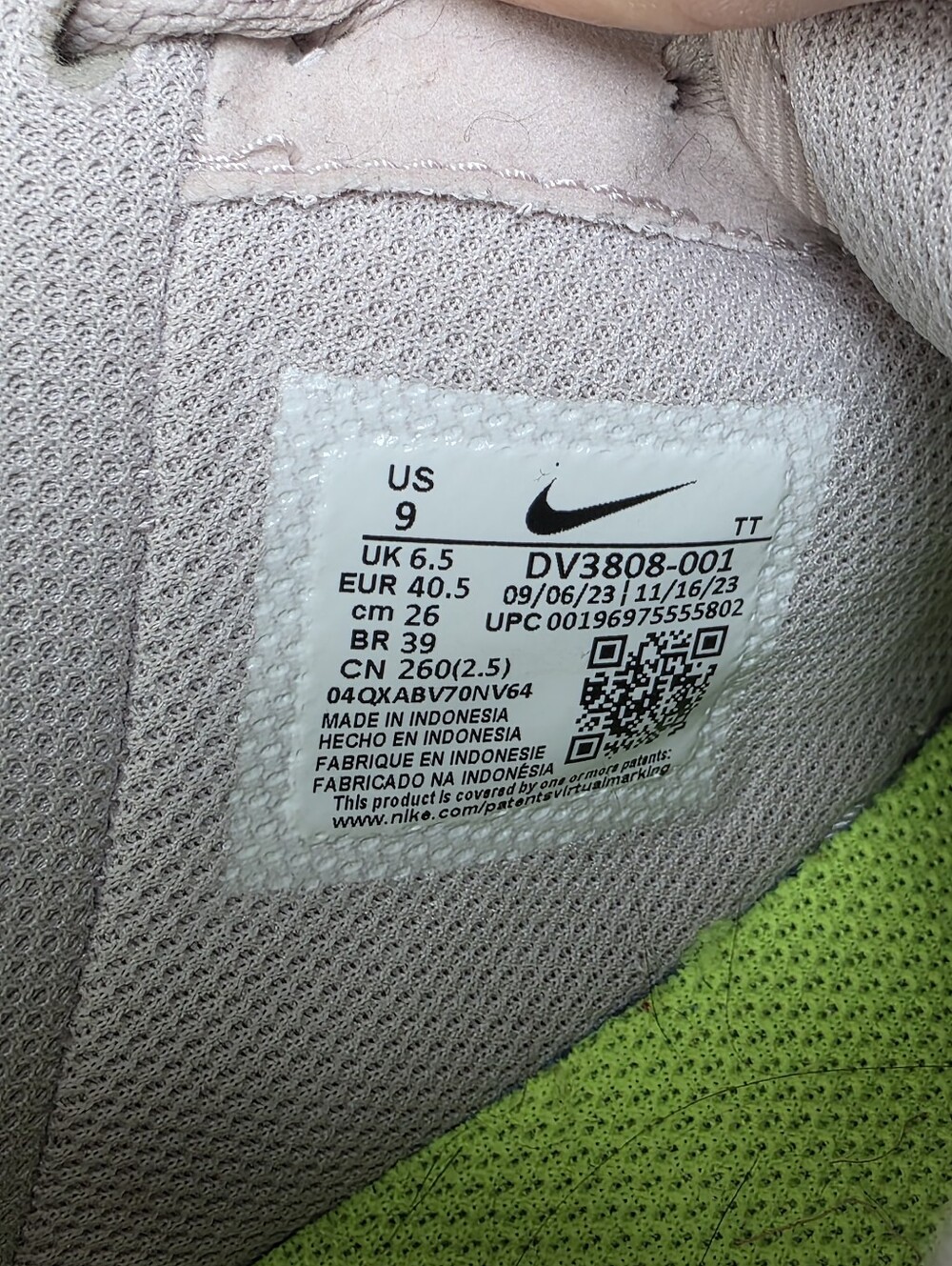 Nike Air Force 1 Low-Top Sneakers in Purple - Picture 14 of 14